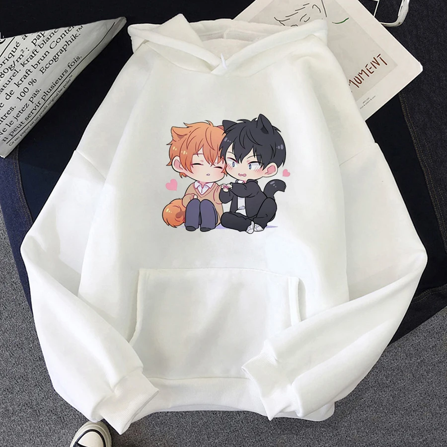 Забавная японская аниме Толстовка Yaoi с капюшоном для мужчин Kawaii Mafuyu Satou Uenoyama Ritsuka Женский Повседневный пуловер с принтом свитшот для подрост...
Забавная японская аниме Толстовка Yaoi с капюшоном для мужчин Kawaii Mafuyu Satou Uenoyama Ritsuka Женский Повседневный пуловер с принтом свитшот для подрост...