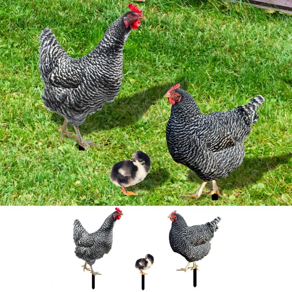 Garden Stake Ornament Exquisite Lightweight Three-dimensional Chicken Garden Ornament Reusable Garden Stake Outdoor Supply
Garden Stake Ornament Exquisite Lightweight Three-dimensional Chicken Garden Ornament Reusable Garden Stake Outdoor Supply