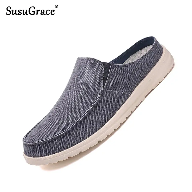 Susugrace Size 48 Casual Canvas Half Shoes Men Summer Luxury Loafers Outdoor Fashion Breathable Men Half Slippers 2022 Hot Sale
Susugrace Size 48 Casual Canvas Half Shoes Men Summer Luxury Loafers Outdoor Fashion Breathable Men Half Slippers 2022 Hot Sale