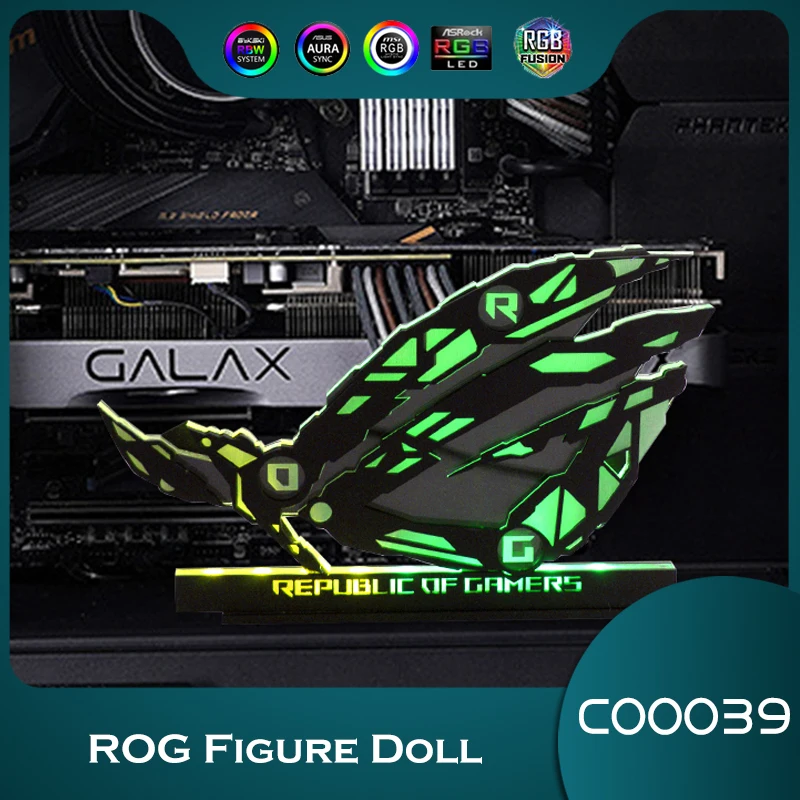 Republic Of Gamers Hand-Made Ornaments, ROG Brand Faith Gift, Computer Case Light Pollution Decoration Doll, M/B 5V ARGB SYNC
Republic Of Gamers Hand-Made Ornaments, ROG Brand Faith Gift, Computer Case Light Pollution Decoration Doll, M/B 5V ARGB SYNC