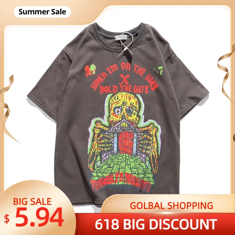 Kanye West Skull Print Loose Casual Men and Women Tshirts Harajuku Oversize O Neck Short Sleeve Hip Hop T Shirt Streetwear Tees
Kanye West Skull Print Loose Casual Men and Women Tshirts Harajuku Oversize O Neck Short Sleeve Hip Hop T Shirt Streetwear Tees