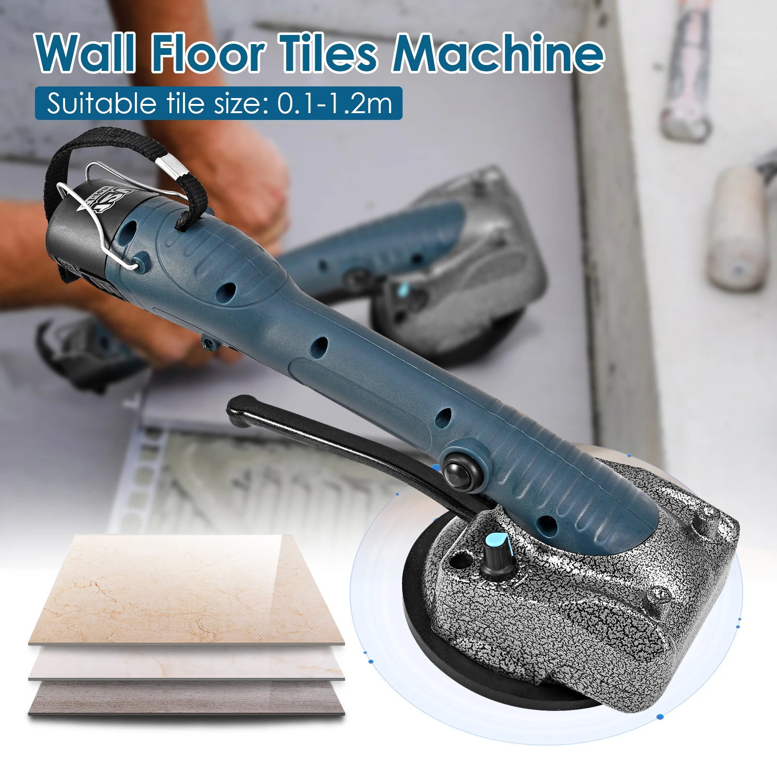 Professional Wall Floor Tiles Machine Hand-Held Tile Tiler Automatic Leveler Wall And Floor Tile Laying Vibration Tool
Professional Wall Floor Tiles Machine Hand-Held Tile Tiler Automatic Leveler Wall And Floor Tile Laying Vibration Tool