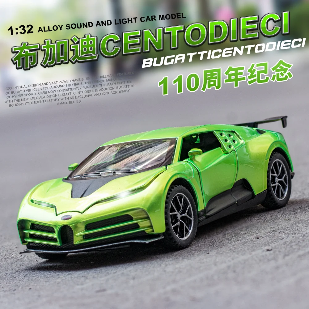1:32 Bugatti Centodieci Diecasts & Toy Vehicles Toy Metal Toy Car Model Wheels High Simulation Pull Back Collection Kids Toys
1:32 Bugatti Centodieci Diecasts & Toy Vehicles Toy Metal Toy Car Model Wheels High Simulation Pull Back Collection Kids Toys