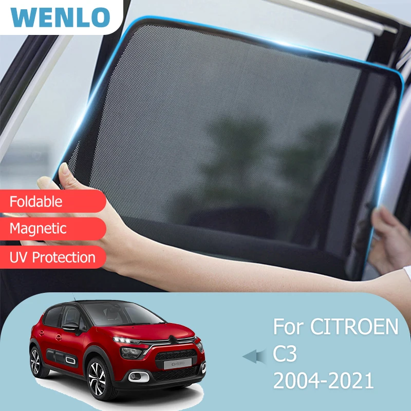 For CITROEN C3 2016-2022 Front Windshield Car Sunshade Rear Side Window Blind Sun Shading Magnetic Mesh Curtain
For CITROEN C3 2016-2022 Front Windshield Car Sunshade Rear Side Window Blind Sun Shading Magnetic Mesh Curtain