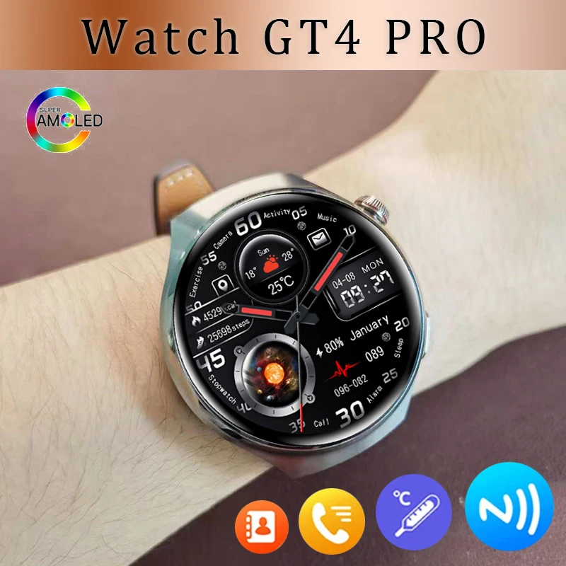 Часы GT4 pro для hauwei 1,53 большой экран Смарт-часы IP68 водонепроницаемый пользовательский циферблат HD-звонок Смарт-часы для мужчин 2023 новый роскошный подарок + коробка
Часы GT4 pro для hauwei 1,53 большой экран Смарт-часы IP68 водонепроницаемый пользовательский циферблат HD-звонок Смарт-часы для мужчин 2023 новый роскошный подарок + коробка
