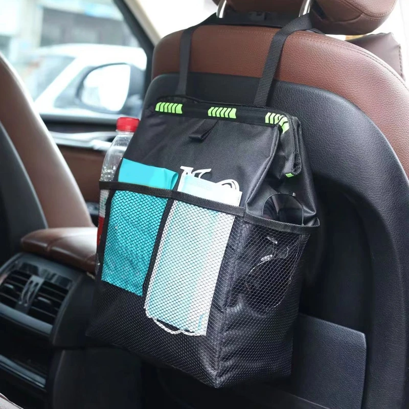 1 Pc Foldable Auto Car Trash Can Hanging Backseat Car Organizer Seat Back Portable Storage Box Auto Interior Accessories
1 Pc Foldable Auto Car Trash Can Hanging Backseat Car Organizer Seat Back Portable Storage Box Auto Interior Accessories