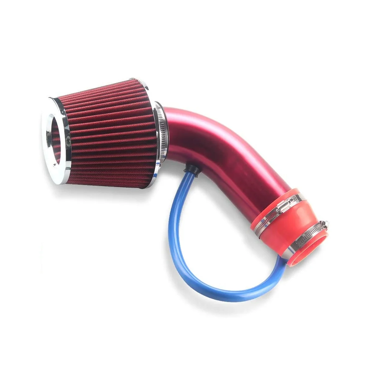 Universal Car Racing Cool Air Intake Kit 3Inch Pipe Aluminium Automotive Filter Induction Low Hose and Clamp Kits,Red
Universal Car Racing Cool Air Intake Kit 3Inch Pipe Aluminium Automotive Filter Induction Low Hose and Clamp Kits,Red