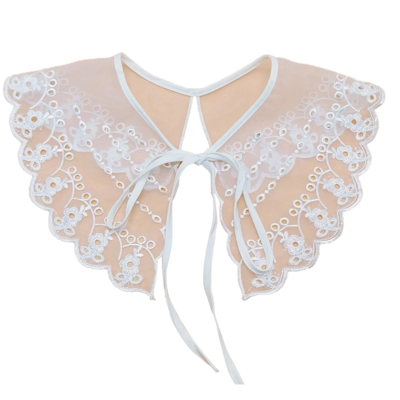 Women Lace Shawl Hollow Floral Fake Collar Female False Collars Ladies Detachable Half Shirt Lapel Blouse Wrap
Women Lace Shawl Hollow Floral Fake Collar Female False Collars Ladies Detachable Half Shirt Lapel Blouse Wrap
