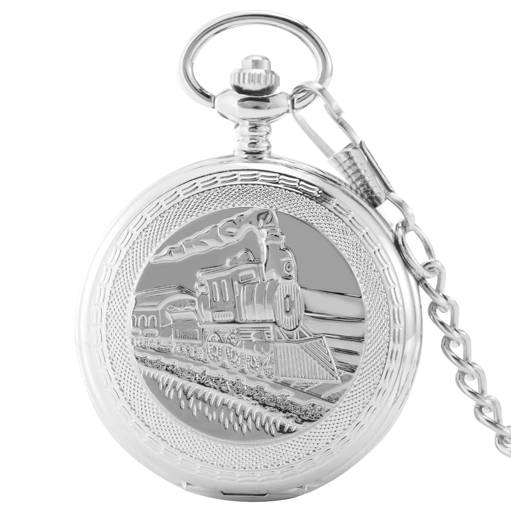 High Quality Locomotive Double Open Manual Mechanical Unisex Pocket Watch Thick Chain Men's Women Fashion Pendant Clock Souvenir
High Quality Locomotive Double Open Manual Mechanical Unisex Pocket Watch Thick Chain Men's Women Fashion Pendant Clock Souvenir
