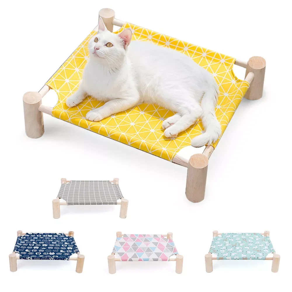 2022New Elevated Cat Bed House Cat Hammocks Bed Wood Canvas Cat Lounge Bed for Small Rabbit Cats Dogs Durable Canvas Pet House S
2022New Elevated Cat Bed House Cat Hammocks Bed Wood Canvas Cat Lounge Bed for Small Rabbit Cats Dogs Durable Canvas Pet House S