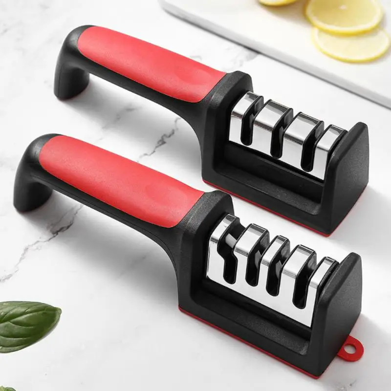 Knife Sharpener Handheld Multi-function 3 Stages Type Quick Sharpening Tool With Non-slip Base Kitchen Knives Accessories Gadget
Knife Sharpener Handheld Multi-function 3 Stages Type Quick Sharpening Tool With Non-slip Base Kitchen Knives Accessories Gadget
