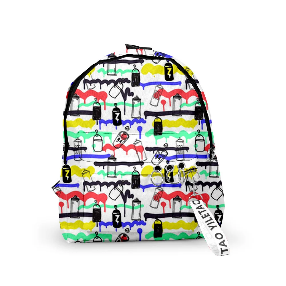 Popular Graffiti Notebook Backpack Boys/Girls pupil School Bags 3D Print Keychains Oxford Waterproof Funny Cute Small Backpacks
Popular Graffiti Notebook Backpack Boys/Girls pupil School Bags 3D Print Keychains Oxford Waterproof Funny Cute Small Backpacks