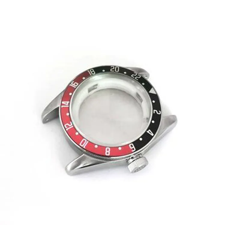 Mineral Glass Watch Case Aluminum Ring 316 Stainless Steel Watch Case 41mm Mineral Glass for 8215/2813 Movement 
Mineral Glass Watch Case Aluminum Ring 316 Stainless Steel Watch Case 41mm Mineral Glass for 8215/2813 Movement