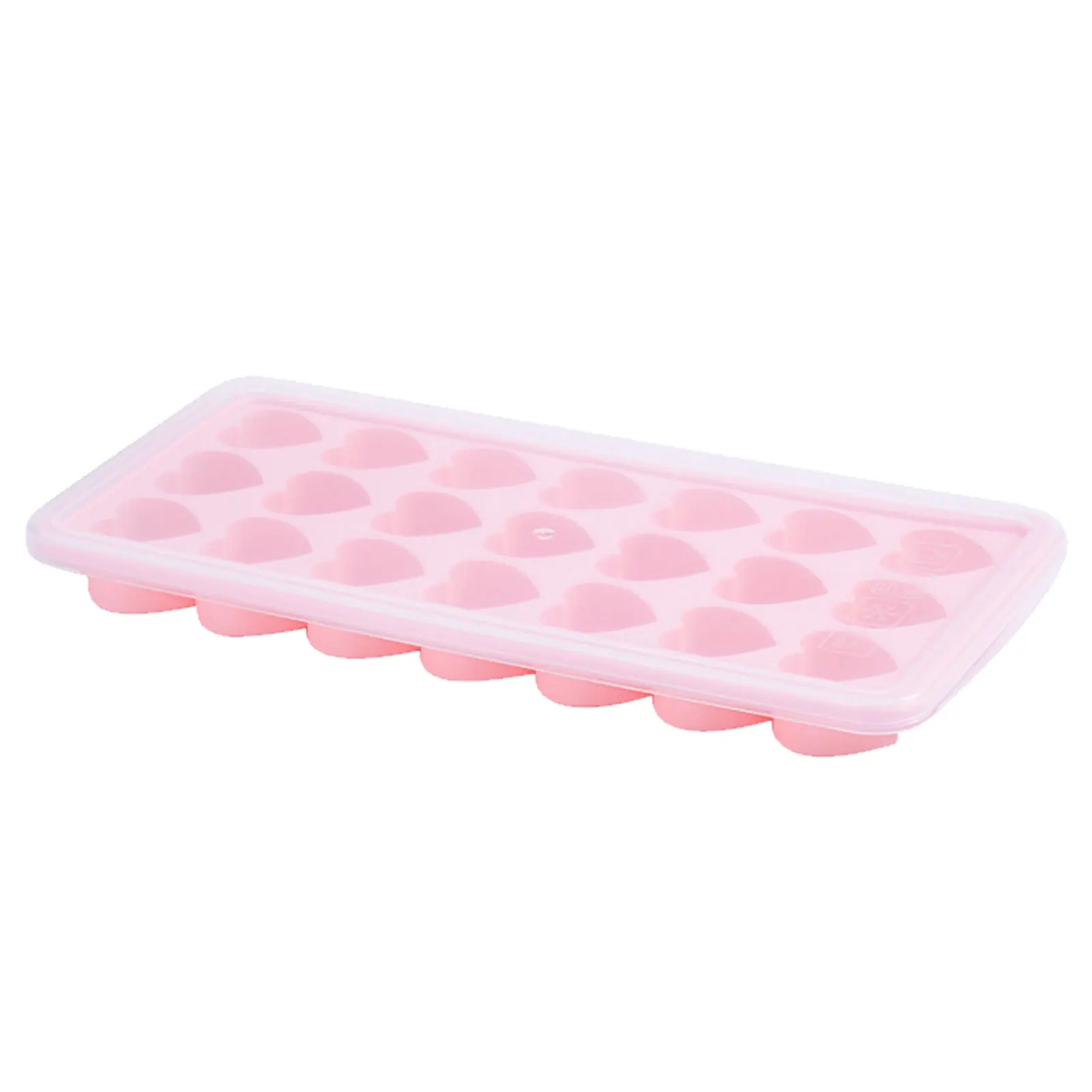 Heart Ice Cube Tray With Lid Ice Molds For Making 21Pcs Heart-Shaped Ice Cubes Ice Tray For Freezer For Chilling Cocktail Whiske
Heart Ice Cube Tray With Lid Ice Molds For Making 21Pcs Heart-Shaped Ice Cubes Ice Tray For Freezer For Chilling Cocktail Whiske