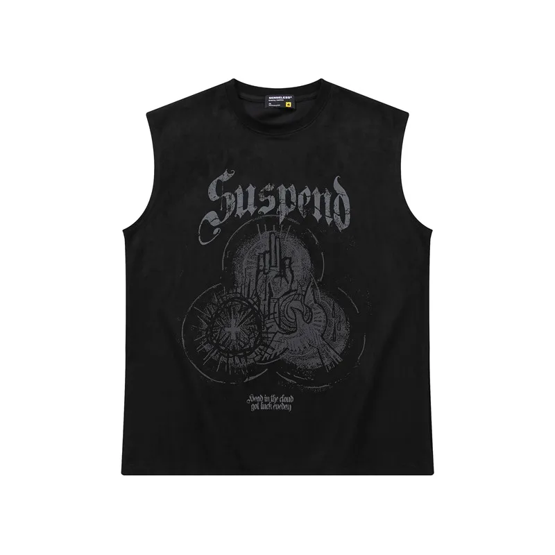 2023 Men's summer American high-quality round neck pure cotton sleeveless T-shirt
2023 Men's summer American high-quality round neck pure cotton sleeveless T-shirt