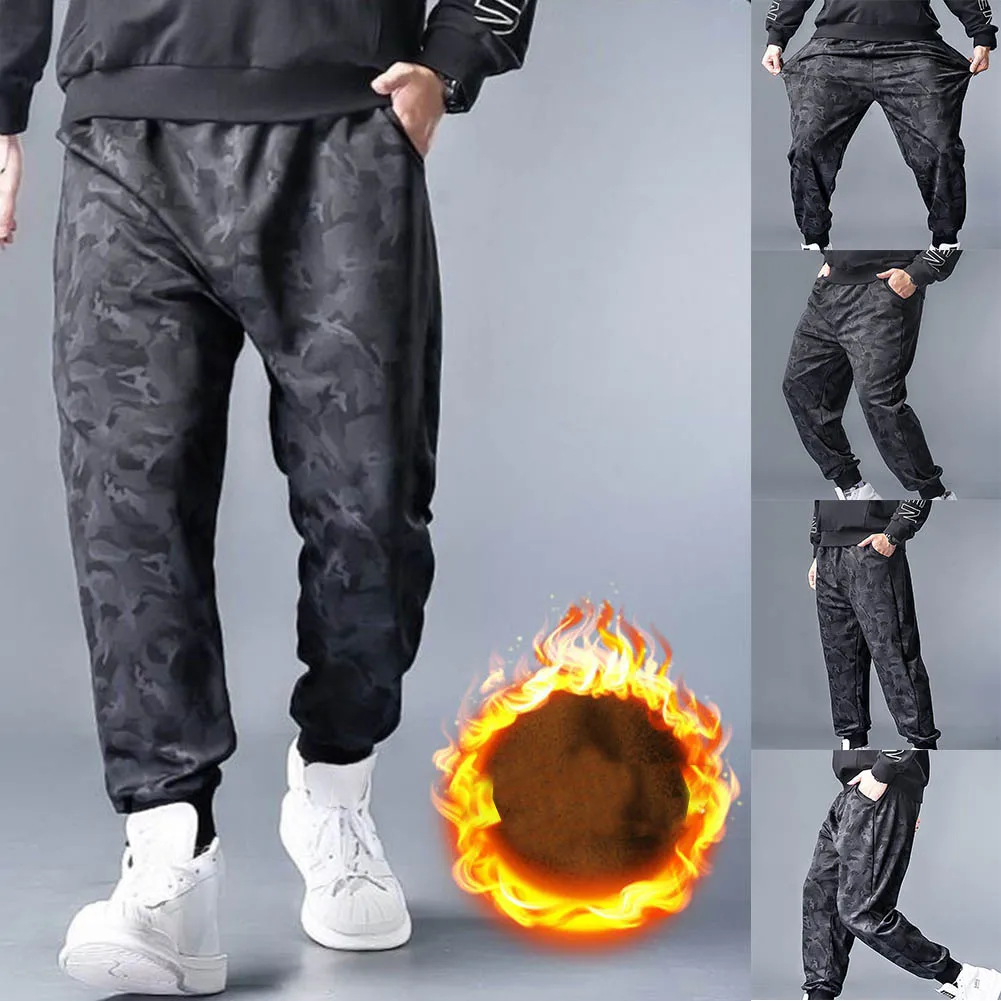Men's Casual Warm Pants Streetwear Camouflage Quick Dry Sweatpants Men Clothing Thicken Loose Hiking Pants Fleece Lined Trousers
Men's Casual Warm Pants Streetwear Camouflage Quick Dry Sweatpants Men Clothing Thicken Loose Hiking Pants Fleece Lined Trousers