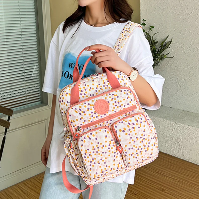 Fashion Ladies Printed Cloth Backpack Temperament Travel Lightweight Oxford Cloth Waterproof Large Capacity New Casual Backpack
Fashion Ladies Printed Cloth Backpack Temperament Travel Lightweight Oxford Cloth Waterproof Large Capacity New Casual Backpack