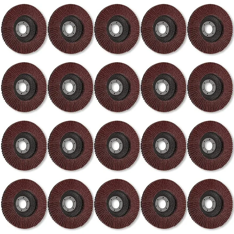 4 1/2 Inch Flap Discs Angle Grinder Sanding Discs Assorted 40/60/80/120 Grit Flap Sanding Disc
4 1/2 Inch Flap Discs Angle Grinder Sanding Discs Assorted 40/60/80/120 Grit Flap Sanding Disc