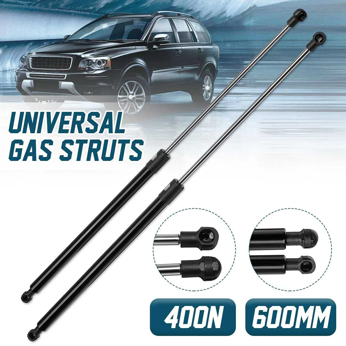 2X Universal 600mm 400N Car Front Hood Cover Struts Rear Trunk Tailgate Boot Shock Lift Strut Support Bar Gas Spring
2X Universal 600mm 400N Car Front Hood Cover Struts Rear Trunk Tailgate Boot Shock Lift Strut Support Bar Gas Spring