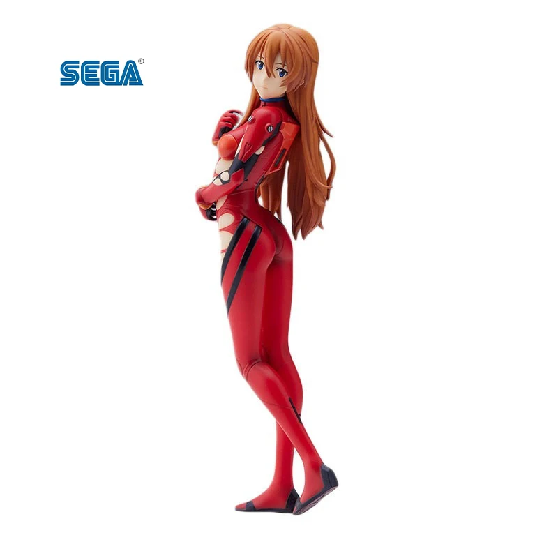 

In Stock Original 21Cm Anime Figure SEGA SPM EVA Neon Genesis Evangelion Asuka Langley Soryu Figuras Anime Model Toys Doll