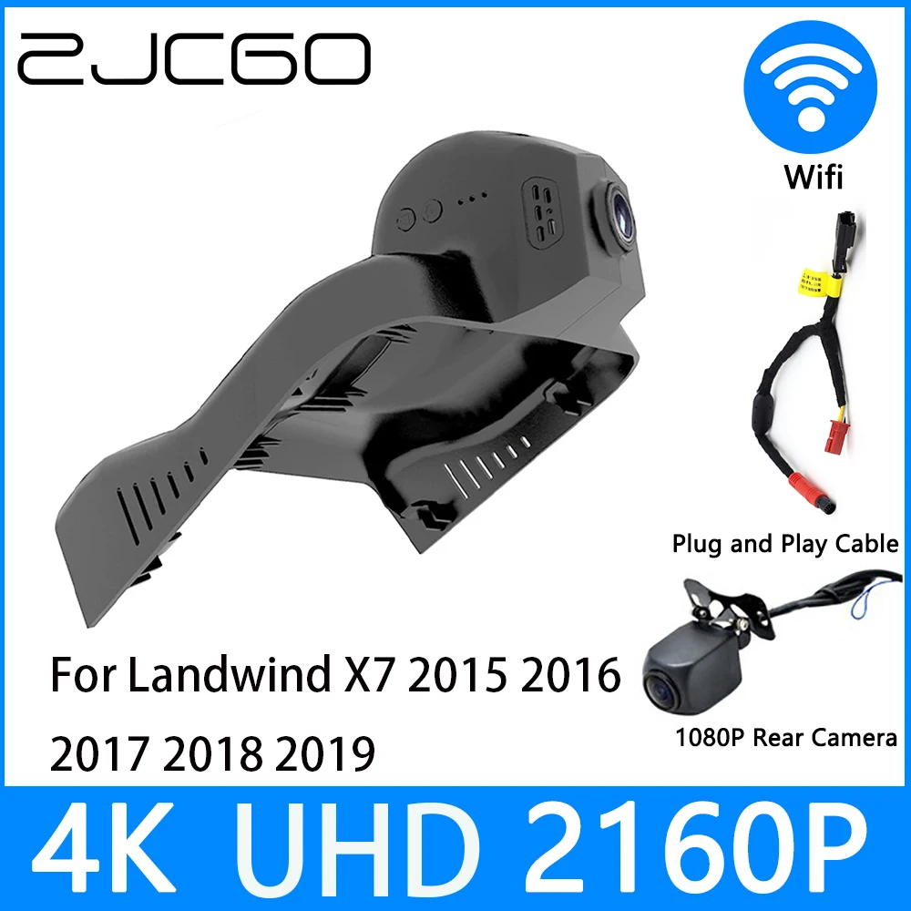 ZJCGO Dash Cam 4K UHD 2160P Car Video Recorder DVR Night Vision Parking for Landwind X7 2015 2016 2017 2018 2019
ZJCGO Dash Cam 4K UHD 2160P Car Video Recorder DVR Night Vision Parking for Landwind X7 2015 2016 2017 2018 2019