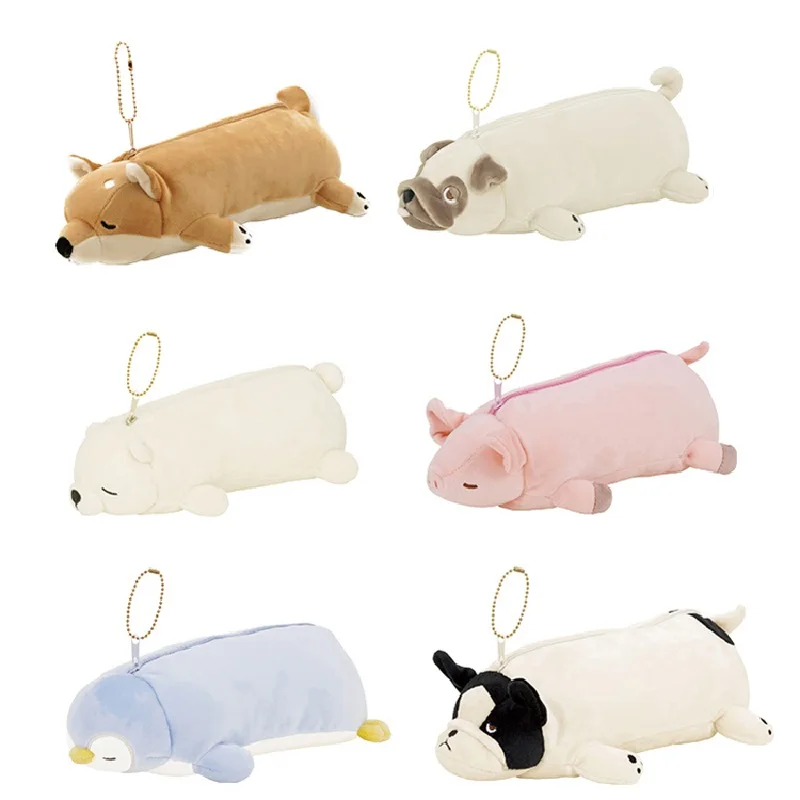 Plush toy stuffed doll cartoon animal polar bear dog pig penguin pencil bag storage bag pencil case birthday Christmas gift 1pc
Plush toy stuffed doll cartoon animal polar bear dog pig penguin pencil bag storage bag pencil case birthday Christmas gift 1pc