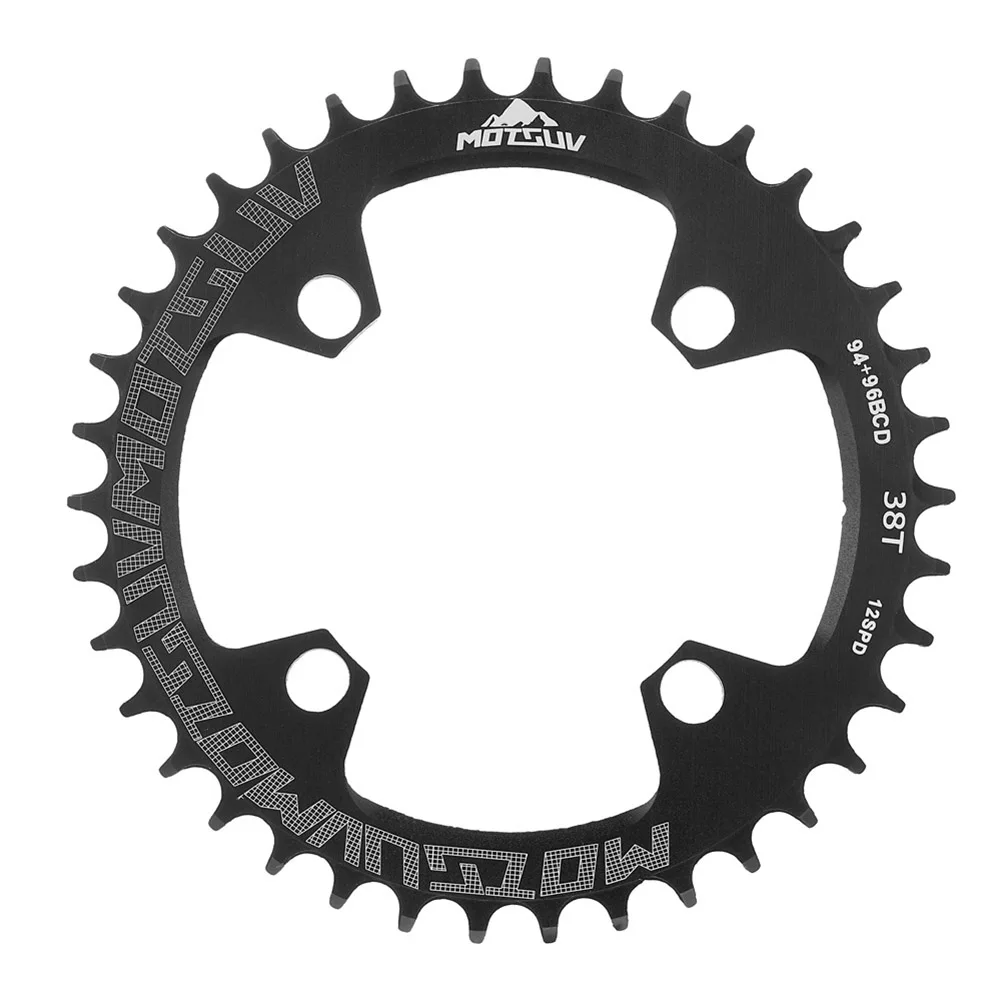 

Positive Negative Bicycle Chainring Bicycle Chainring Teeth Single Speed 32T34T36T38T Tooth Disc Bicycle 94/96BCD