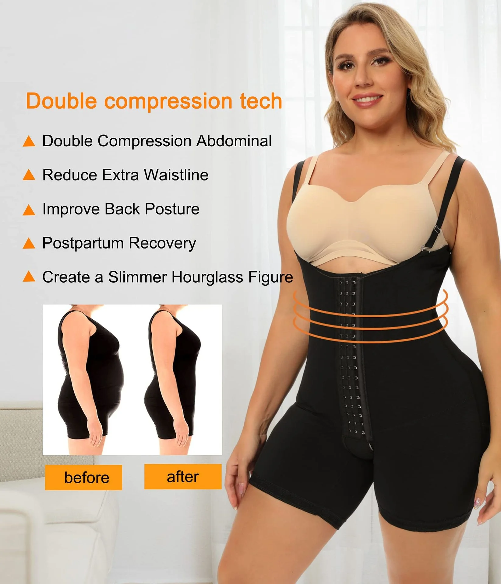 S 3X Colombianas Moldeadoras Waist Trainer Body Shaper Crotch Opening Binder Women's Binders Shapers Tummy Control Corset Belt
S 3X Colombianas Moldeadoras Waist Trainer Body Shaper Crotch Opening Binder Women's Binders Shapers Tummy Control Corset Belt