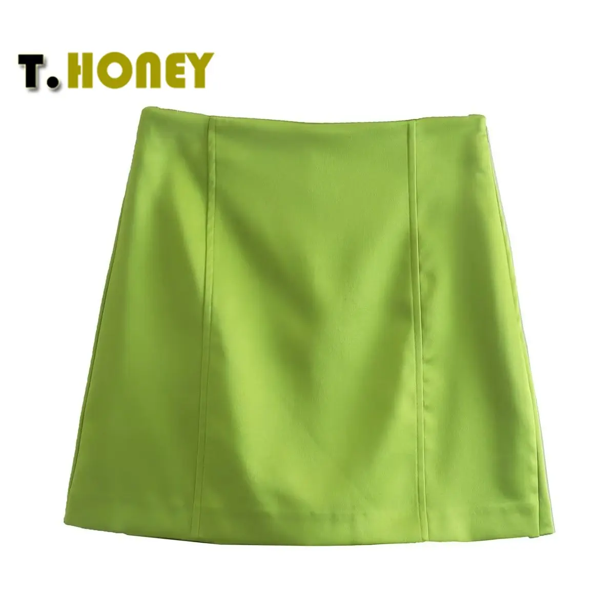 Women Fashion Satin Slim Shorts Casual Solid Color Side Zipper A Line Pleated Skort Female Chic Vestidos
Women Fashion Satin Slim Shorts Casual Solid Color Side Zipper A Line Pleated Skort Female Chic Vestidos