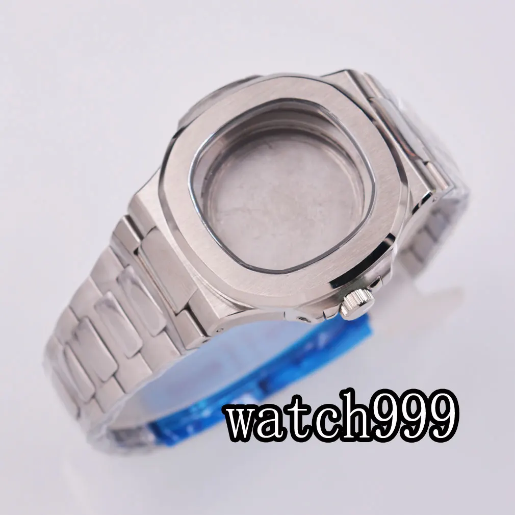 

40mm Sapphire Crystal Watch Case fit NH35 NH36 PT5000 ETA2824 2836 Miyota 8215 821A Mingzhu DG2813 3804 movements