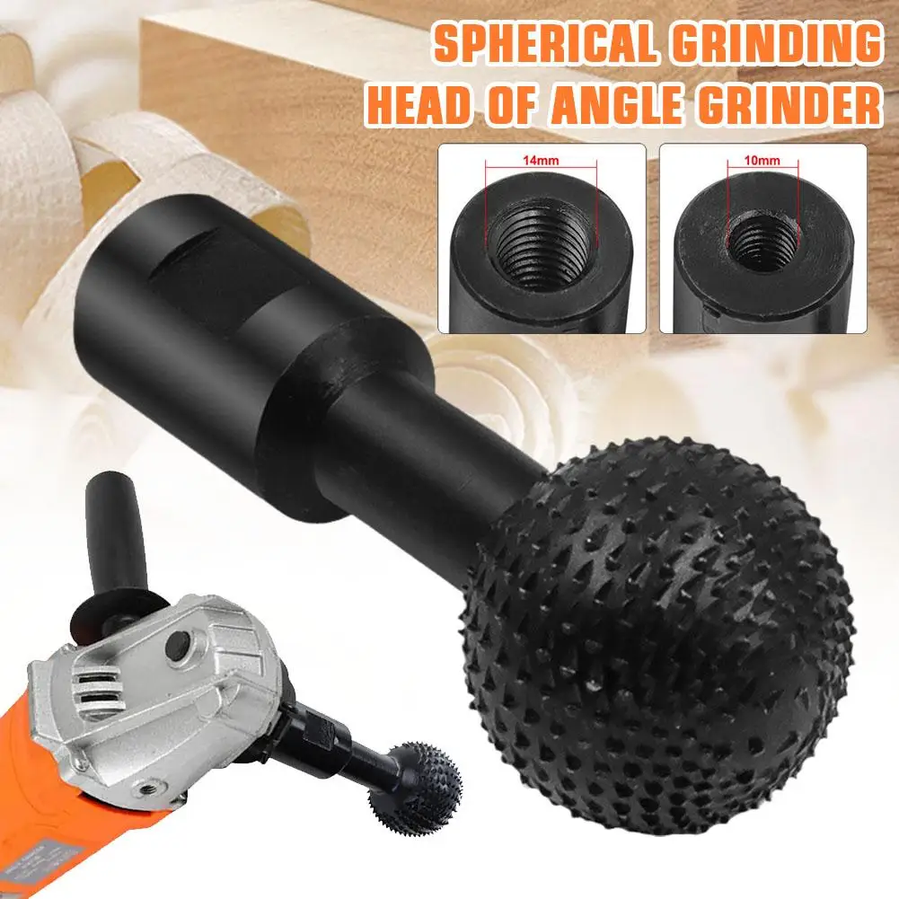 

Angle Grinder Ball Grinding Head Ball Chisel Grinding Engraving Production Head Polishing Tool Woodworking Accessories K2R6