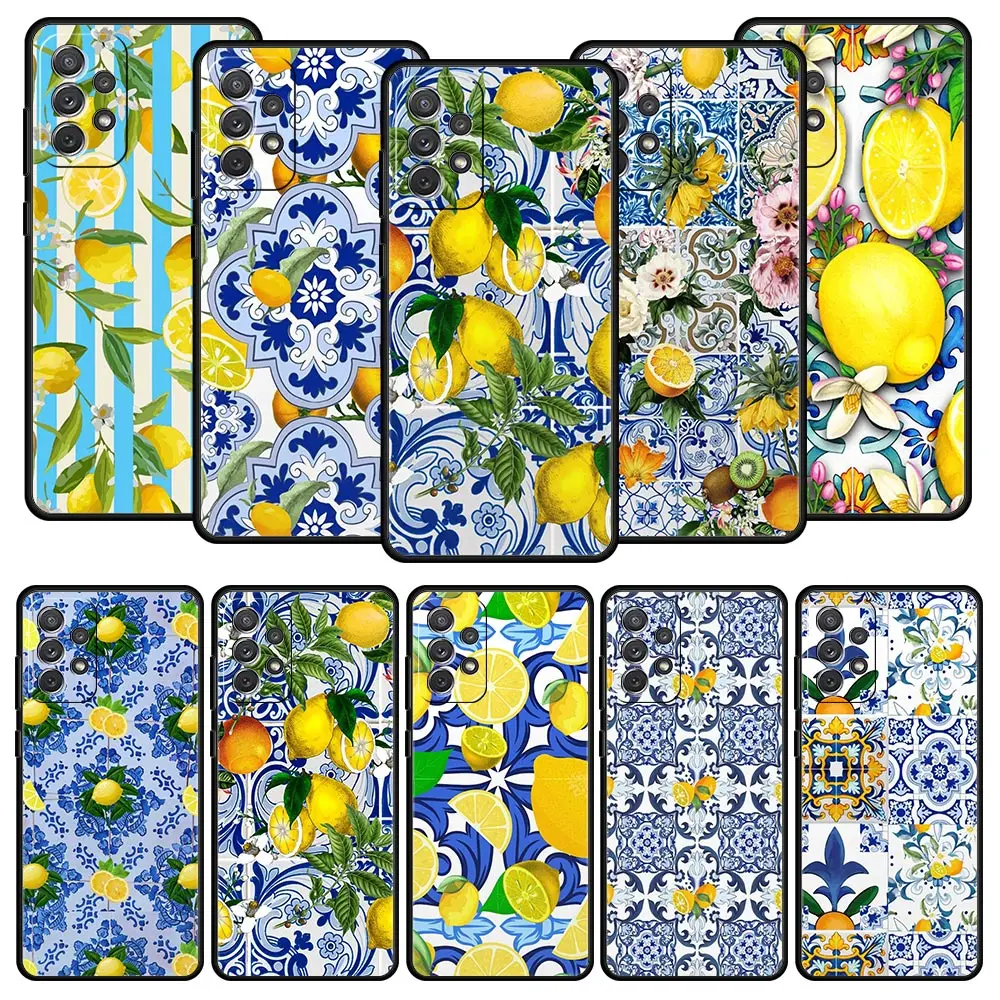 Mediterranean Lemon Phone Case For Samsung Galaxy A13 A51 A71 A41 A31 A21S A11 A01 A03S A12 A32 A52 A22 A23 A33 A53 A73 5G Cover
Mediterranean Lemon Phone Case For Samsung Galaxy A13 A51 A71 A41 A31 A21S A11 A01 A03S A12 A32 A52 A22 A23 A33 A53 A73 5G Cover
