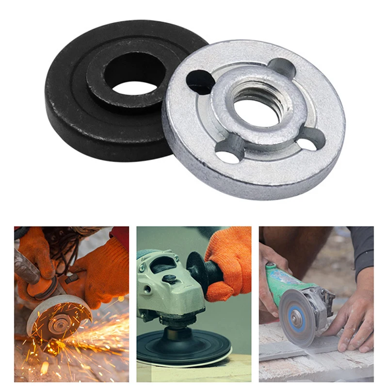 2pcs Stainless Steel Lock Nuts Flange Nut Inner Outer Kit Angle Grinder Electric Tool Accessories
2pcs Stainless Steel Lock Nuts Flange Nut Inner Outer Kit Angle Grinder Electric Tool Accessories