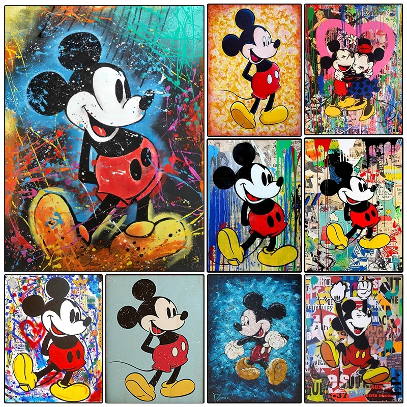 Disney Mickey Mouse Posters Prints Street Graffiti Art Wall Cartoon Animals Canvas Paintings Picture Kids Room Decor Baby Poster
Disney Mickey Mouse Posters Prints Street Graffiti Art Wall Cartoon Animals Canvas Paintings Picture Kids Room Decor Baby Poster