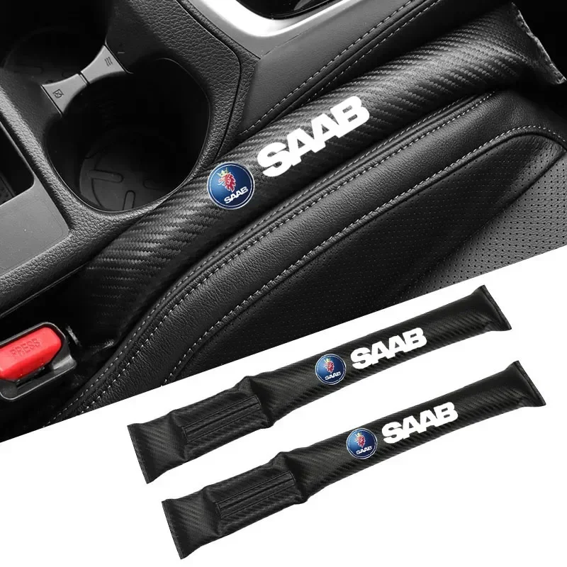 

1/2Pcs Carbon Fiber Car Interior Seat Gap Plug Filler Pad For SAAB Scania 93 95 9000 900 9-4X 9-7X 9-2X 9-X 600 99 97 Monster