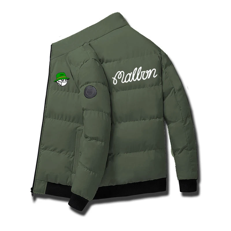 Malbon Golf Autumn Winter Casual Men's Zip Jacket Casual Bomber Jacket Scarf Collar Slim Fit Fashion Jacket 5XL
Malbon Golf Autumn Winter Casual Men's Zip Jacket Casual Bomber Jacket Scarf Collar Slim Fit Fashion Jacket 5XL