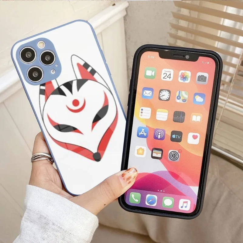 Чехол для телефона в японском стиле для IPhone 14 13 12 11 Pro Max X XR XS 8 7 Plus, цветной чехол из жидкого стекла
Чехол для телефона в японском стиле для IPhone 14 13 12 11 Pro Max X XR XS 8 7 Plus, цветной чехол из жидкого стекла