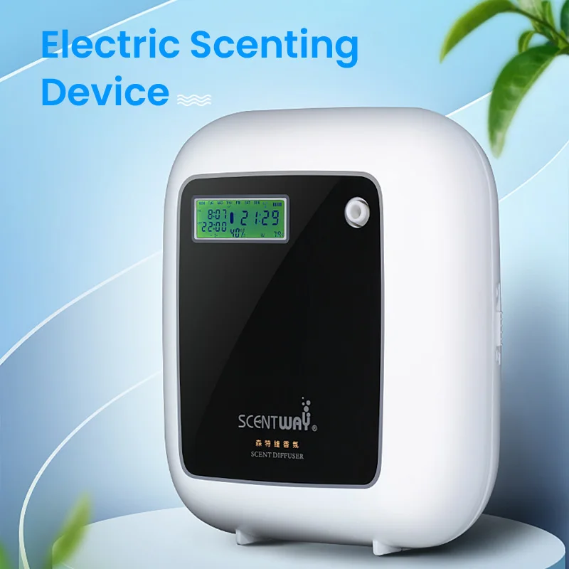 

Wall-mounted Aroma Diffuser Scenting Device Pure Aromatherapy Oil Scent Diffuser Smart Timer Low Niose Digital Screen Hotel Home