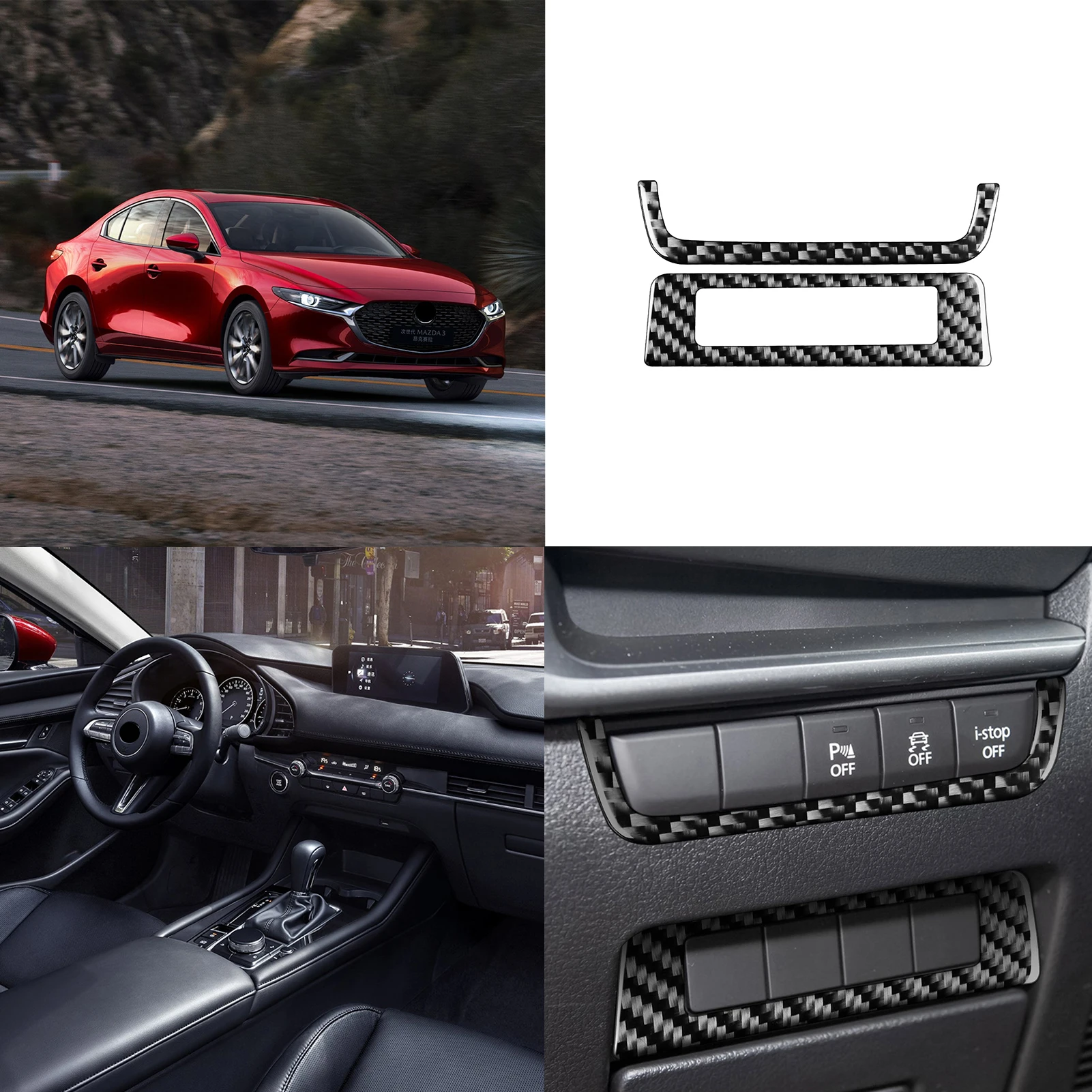 Headlight Frame Decoration Cover Trim Sticker for Mazda 3 Angkesaila 2020 Car Interior Accessories Carbon Fiber
Headlight Frame Decoration Cover Trim Sticker for Mazda 3 Angkesaila 2020 Car Interior Accessories Carbon Fiber