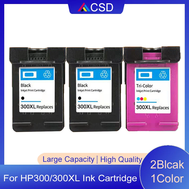 3PCS Compatible ink Cartridges for hp300 300XL Replacement for HP Deskjet F4500 F4580 F4583 F4280 F4283 F4288 F2420 2480 Printer
3PCS Compatible ink Cartridges for hp300 300XL Replacement for HP Deskjet F4500 F4580 F4583 F4280 F4283 F4288 F2420 2480 Printer