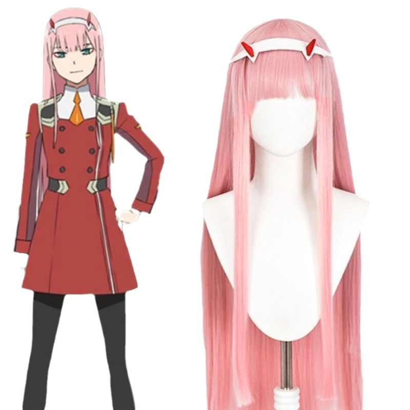 DARLING in the FRANXX Cosplay Wig With Bangs 02 ZERO TWO Long Straight Pink Color Cosplay Kawaii Lolita Wig Hair Synthetic
DARLING in the FRANXX Cosplay Wig With Bangs 02 ZERO TWO Long Straight Pink Color Cosplay Kawaii Lolita Wig Hair Synthetic