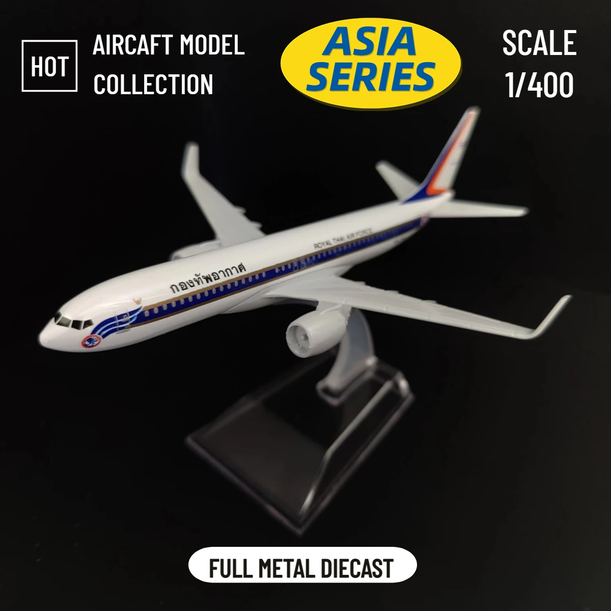 Scale 1:400 Metal Aircraft Replica 15cm Royal Thai Airlines Boeing Airplane Diecast Model Aviation Miniature for Boys Girls
Scale 1:400 Metal Aircraft Replica 15cm Royal Thai Airlines Boeing Airplane Diecast Model Aviation Miniature for Boys Girls