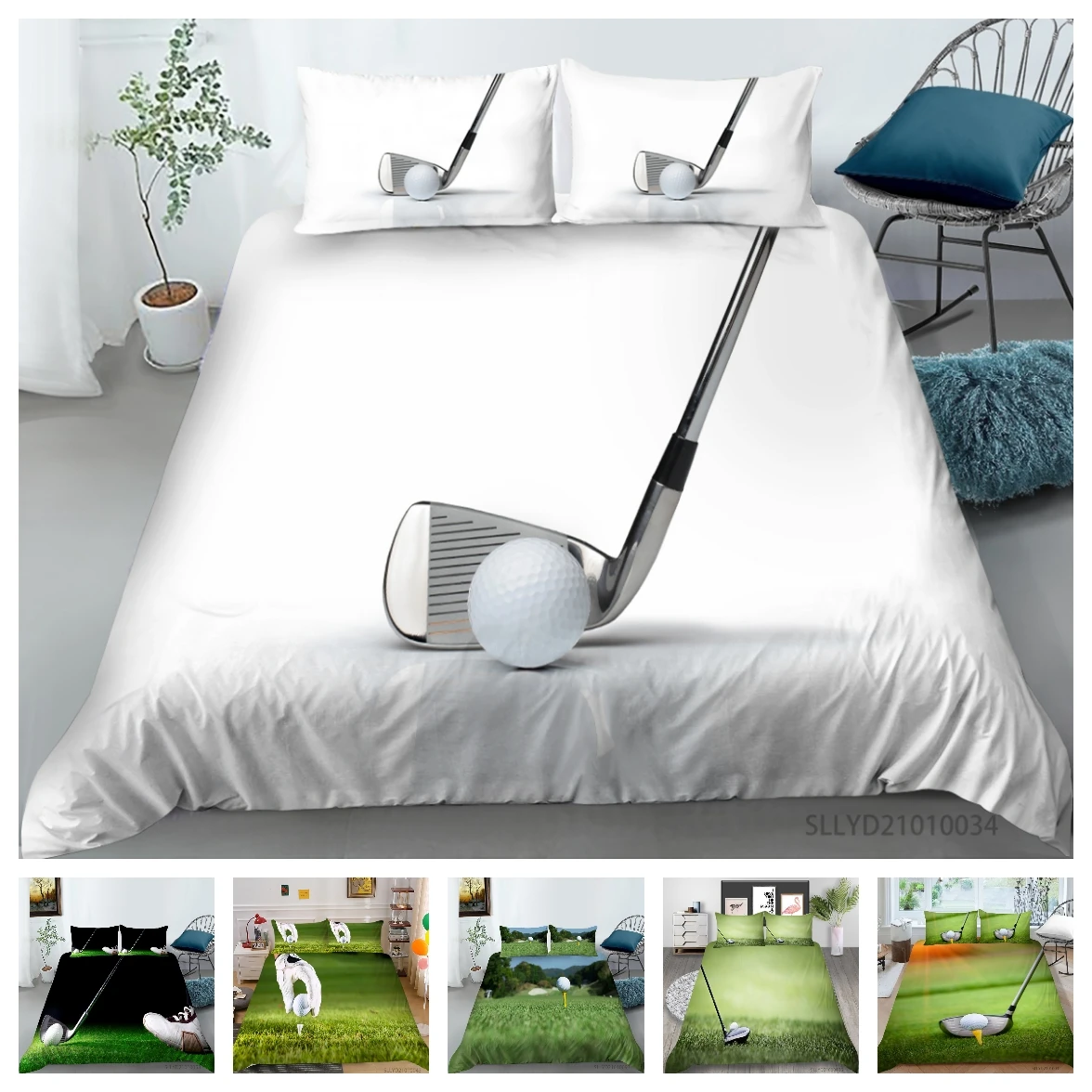 Hot Bed Linens 2/3pcs 20 Patterns 3D Digital Golf Printing Duvet Cover Sets 1 Quilt Cover + 1/2 Pillowcases US/EU/AU Size
Hot Bed Linens 2/3pcs 20 Patterns 3D Digital Golf Printing Duvet Cover Sets 1 Quilt Cover + 1/2 Pillowcases US/EU/AU Size