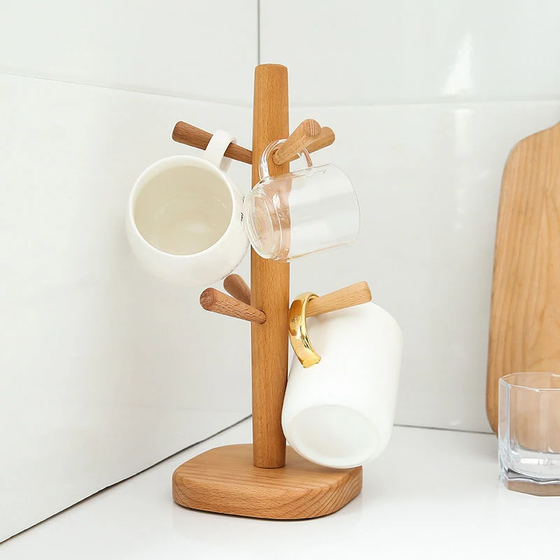 Wooden Cup Holder Coffee Home Modern Decoration Kitchen Tree Simple Advanced Division Storage Tea Placer Bedroom Jewelry Rack
Wooden Cup Holder Coffee Home Modern Decoration Kitchen Tree Simple Advanced Division Storage Tea Placer Bedroom Jewelry Rack