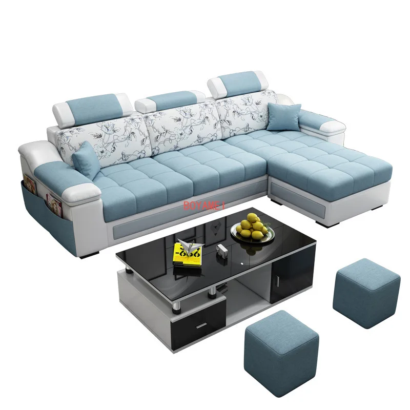 Leather sofa simple modern small family sofa living room full decoration three person combination apartment economic cloth sofa
Leather sofa simple modern small family sofa living room full decoration three person combination apartment economic cloth sofa
