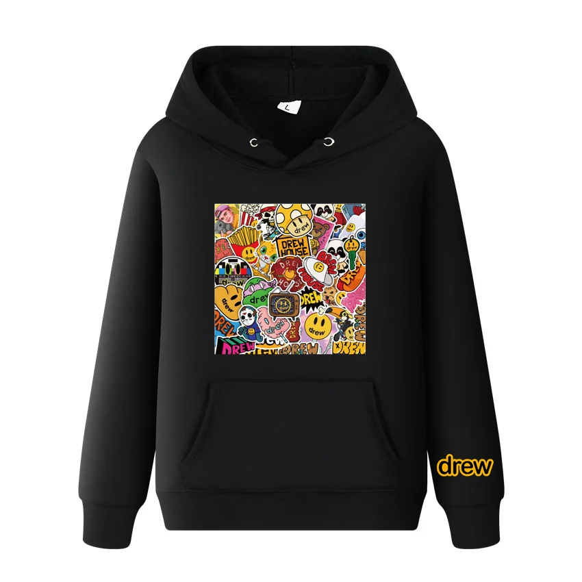 DREW 2022 Fashion Mens Hooded Sweatshirt Long Sleeve Autumn Casual Hoodies Men's/Women's Brand Smiley Sweatshirts Hoodies Male
DREW 2022 Fashion Mens Hooded Sweatshirt Long Sleeve Autumn Casual Hoodies Men's/Women's Brand Smiley Sweatshirts Hoodies Male