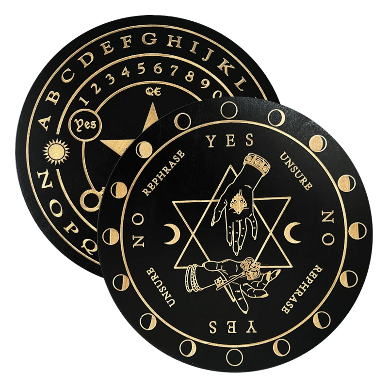 Wood Decorative Board Ouija Board Quartz Crystal Base Decoration Tarot Card Altar Witch Meditation Display Rack Craft Gifts 
Wood Decorative Board Ouija Board Quartz Crystal Base Decoration Tarot Card Altar Witch Meditation Display Rack Craft Gifts