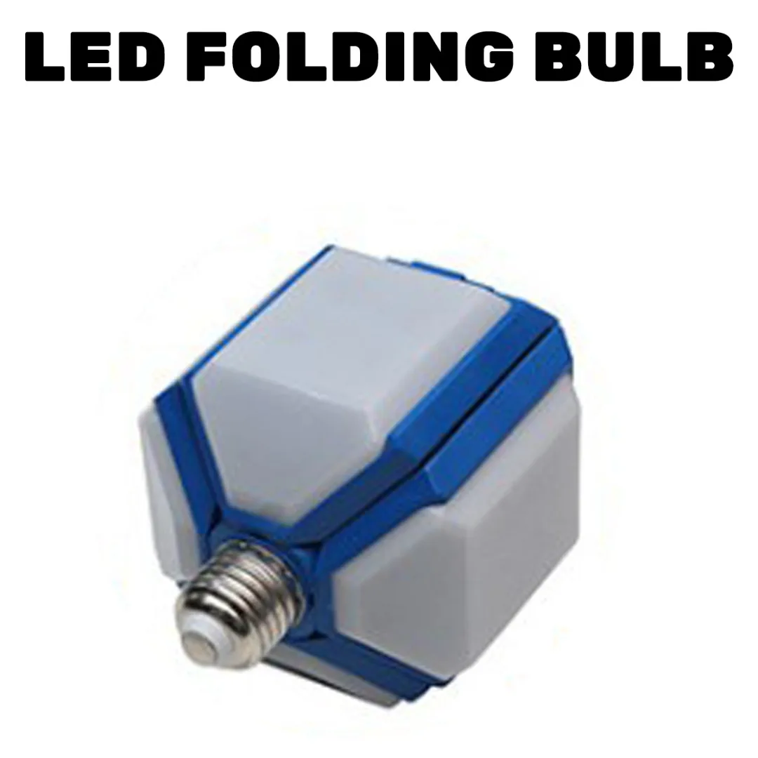 New 1pc Portable LED Folding Bulb Super Bright Warehouse Lights Household Foldable LED Garage Ceiling Lamp 
New 1pc Portable LED Folding Bulb Super Bright Warehouse Lights Household Foldable LED Garage Ceiling Lamp