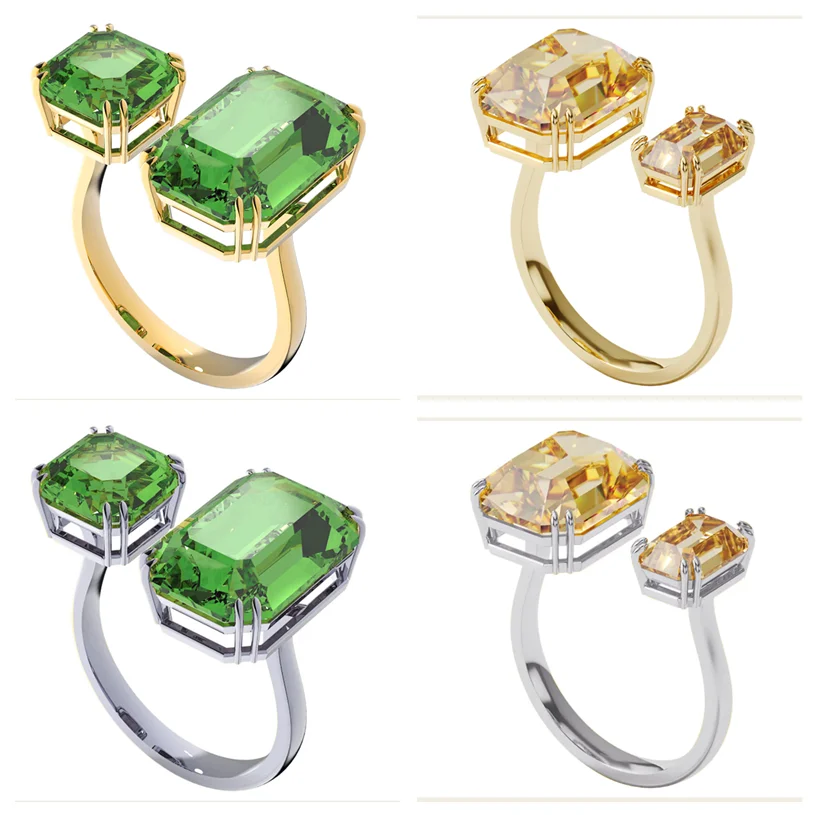 Elegant Green Yellow Square Cubic Zircon Open Ring for Women Female Cocktail Party Valentine's Day For Wife Fashion Jewelry
Elegant Green Yellow Square Cubic Zircon Open Ring for Women Female Cocktail Party Valentine's Day For Wife Fashion Jewelry