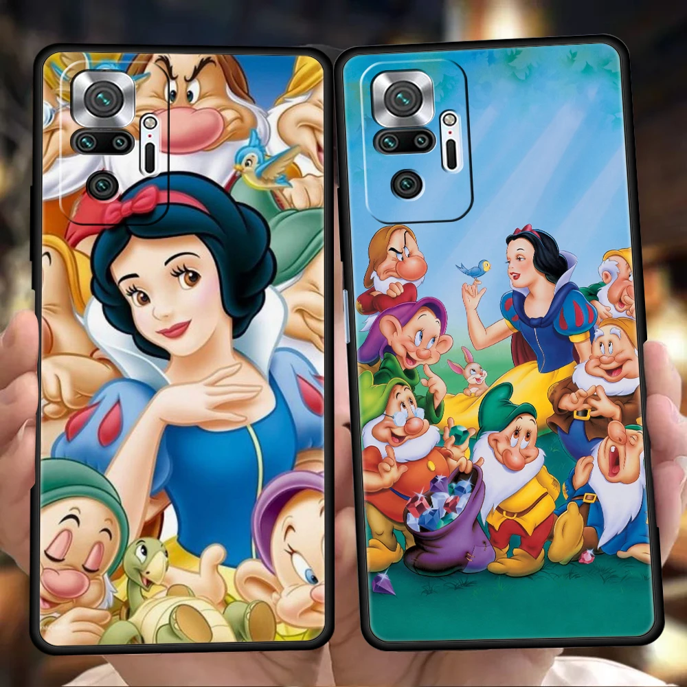 

Seven Dwarfs Luxury Case For Redmi K50 Note 10 11 11T Pro 9 9s 8 8T 7 K40 Gaming 9A 9C 8A Pro Plus 5G Silicone Shell Fundas Bag